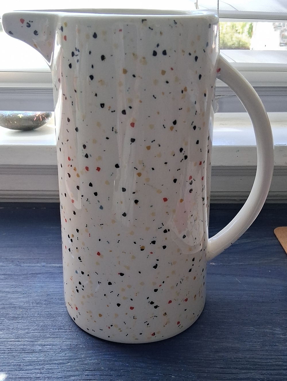 Colorful Speckled Decorative Pitcher
